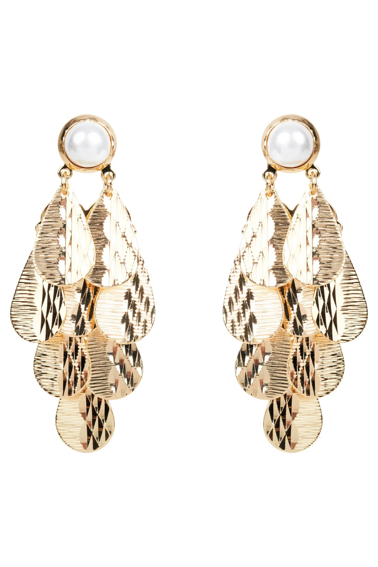 Aman Drop Earring - Gold