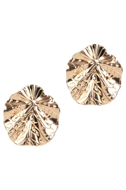 Aman Fan Earring - Gold