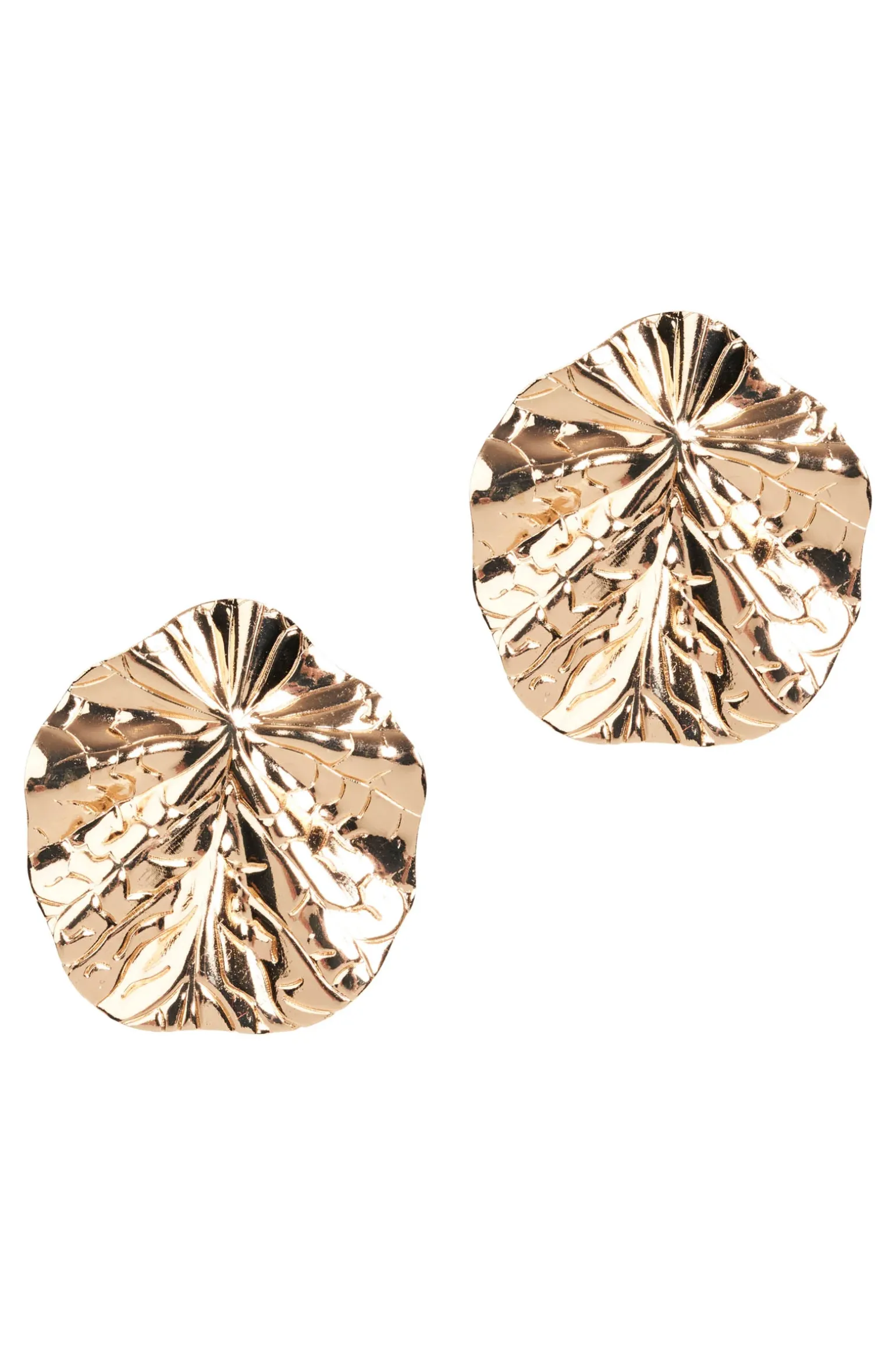 Aman Fan Earring - Gold