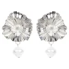 Aman Flora Earring - Silver
