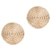 Aman Round Earring - Gold