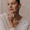 Aman Round Earring - Silver