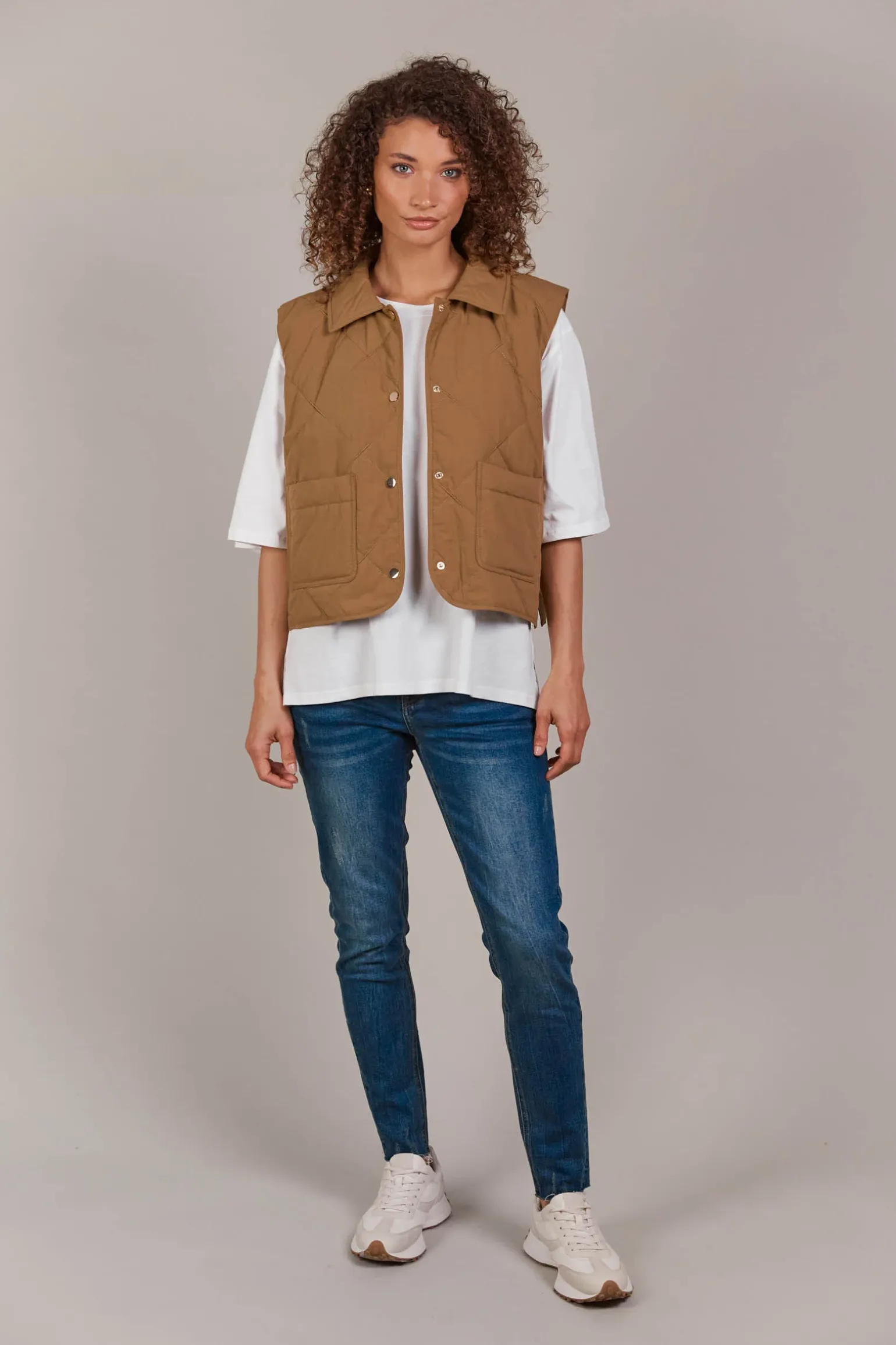 Argo Crop Vest - Hazel