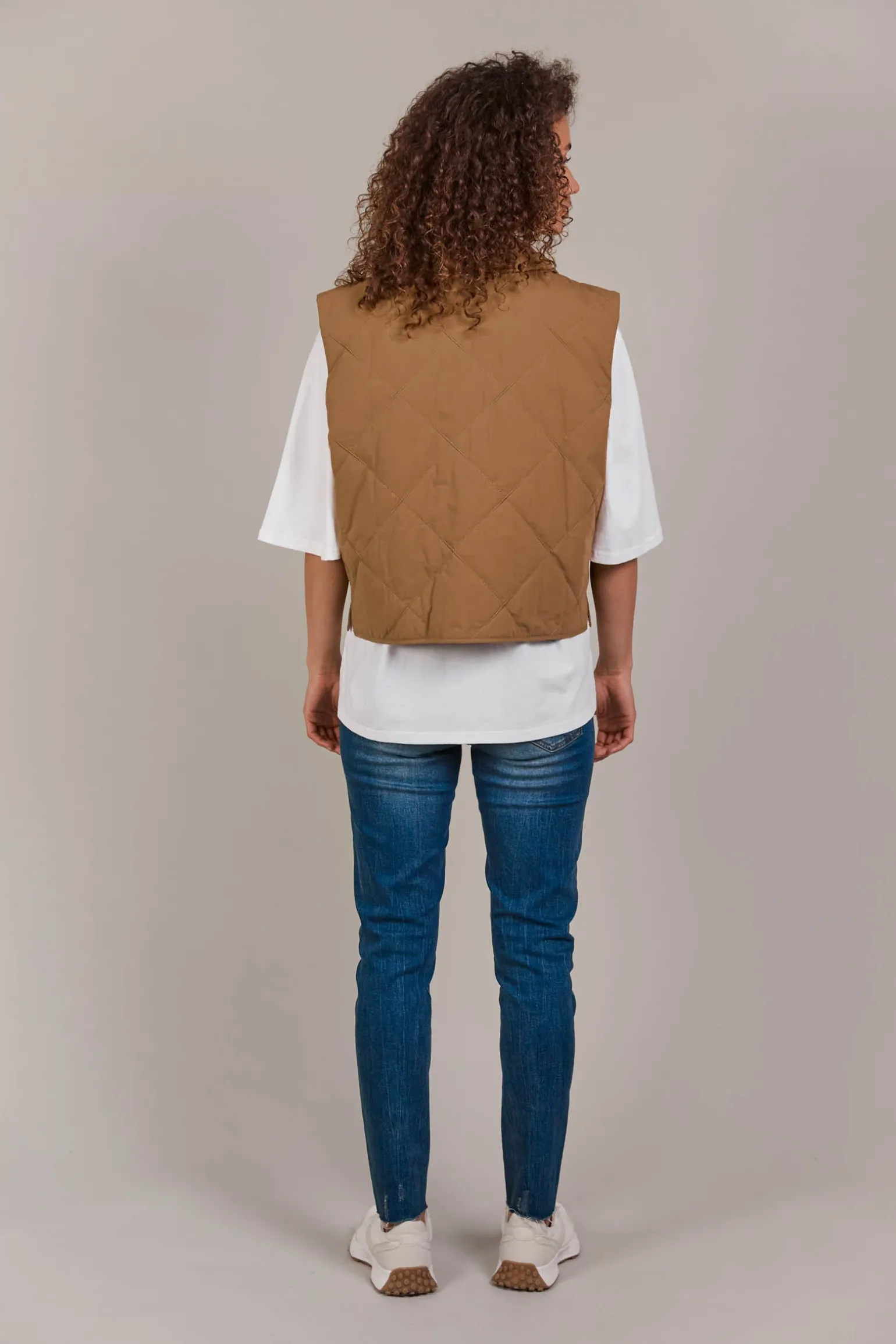 Argo Crop Vest - Hazel