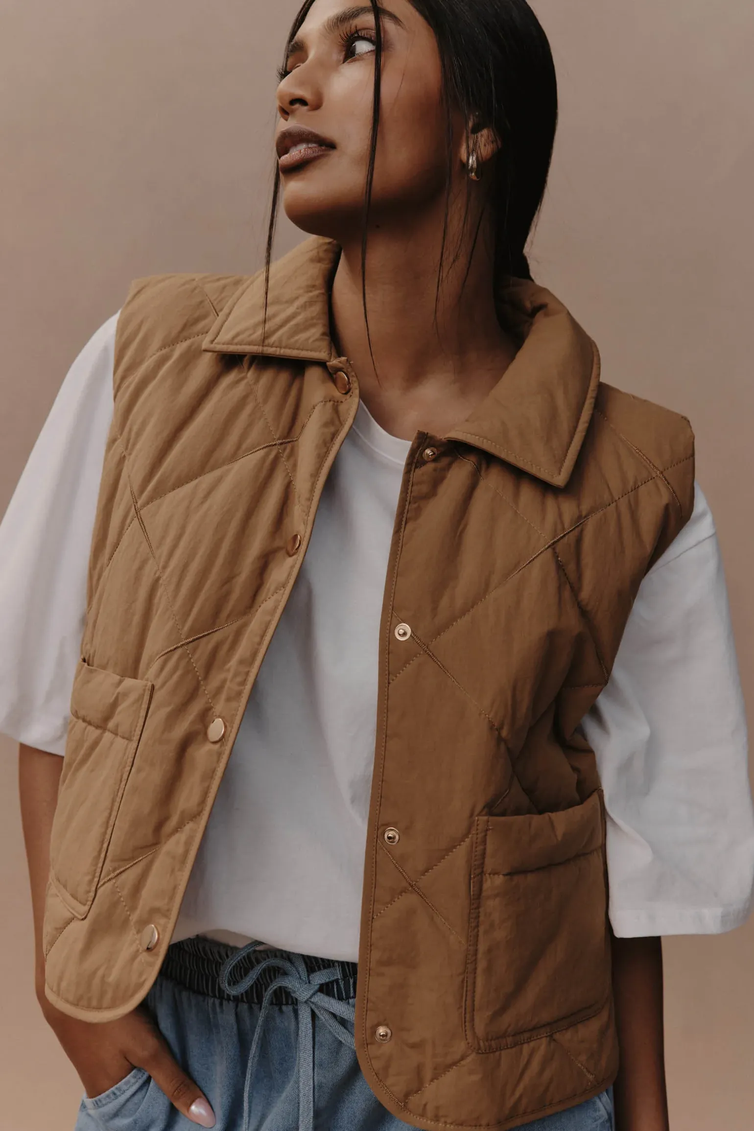 Argo Crop Vest - Hazel