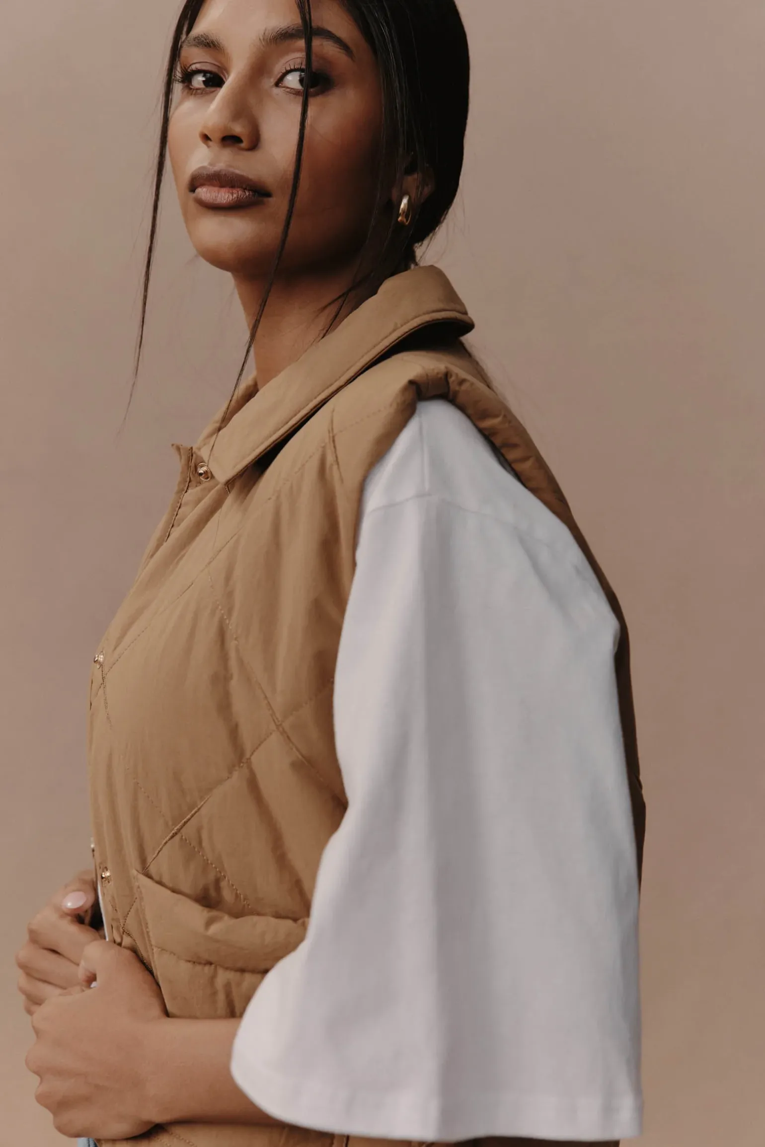 Argo Crop Vest - Hazel