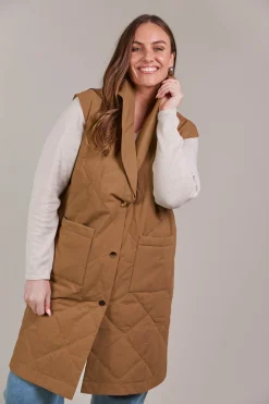 Argo Long Line Vest - Hazel