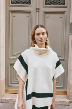 Avino Poncho - Ecru