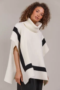 Avino Poncho - Ecru