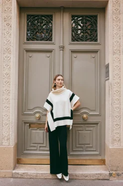 Avino Poncho - Ecru