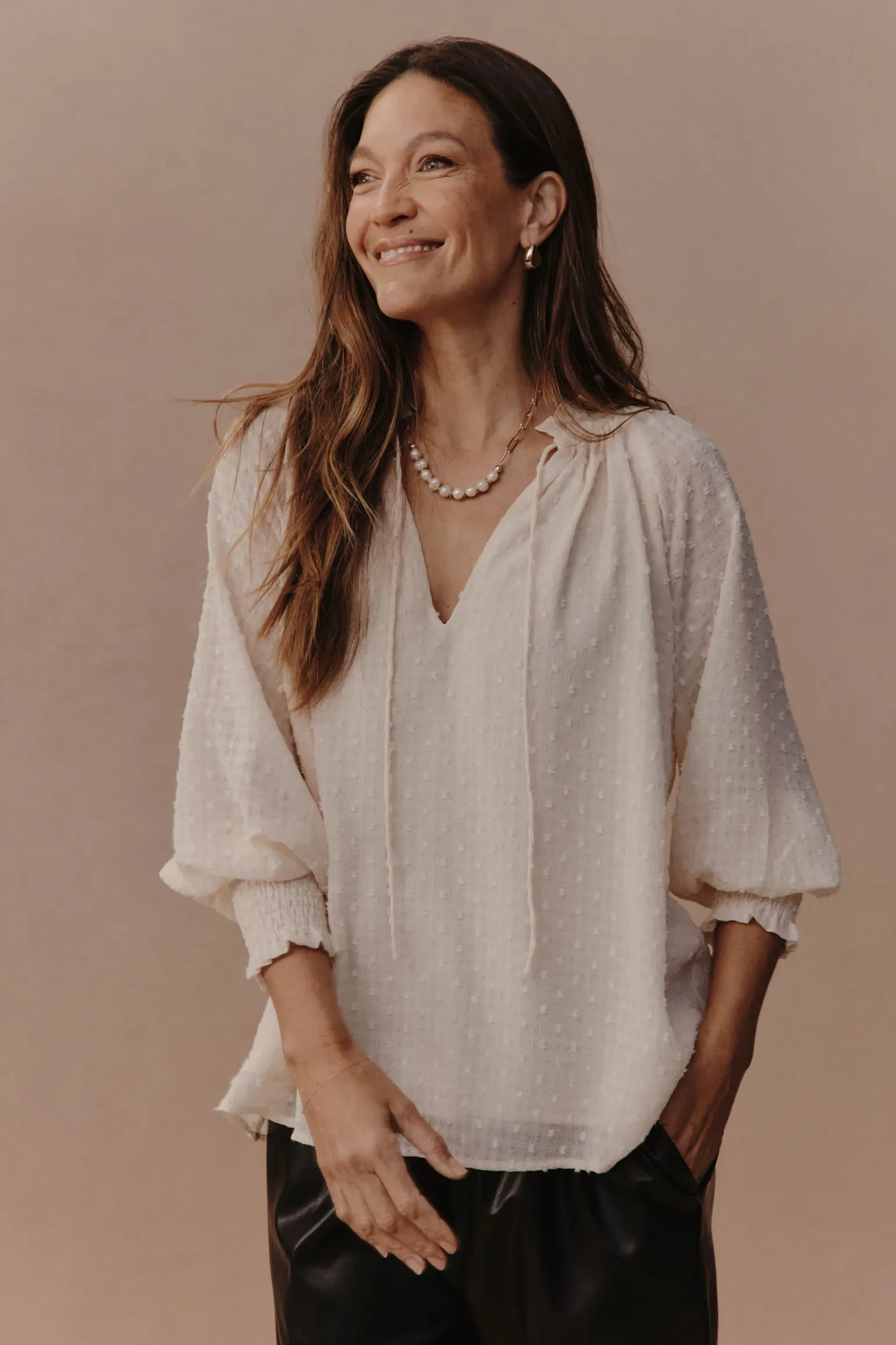 Ayana Blouse - Ecru