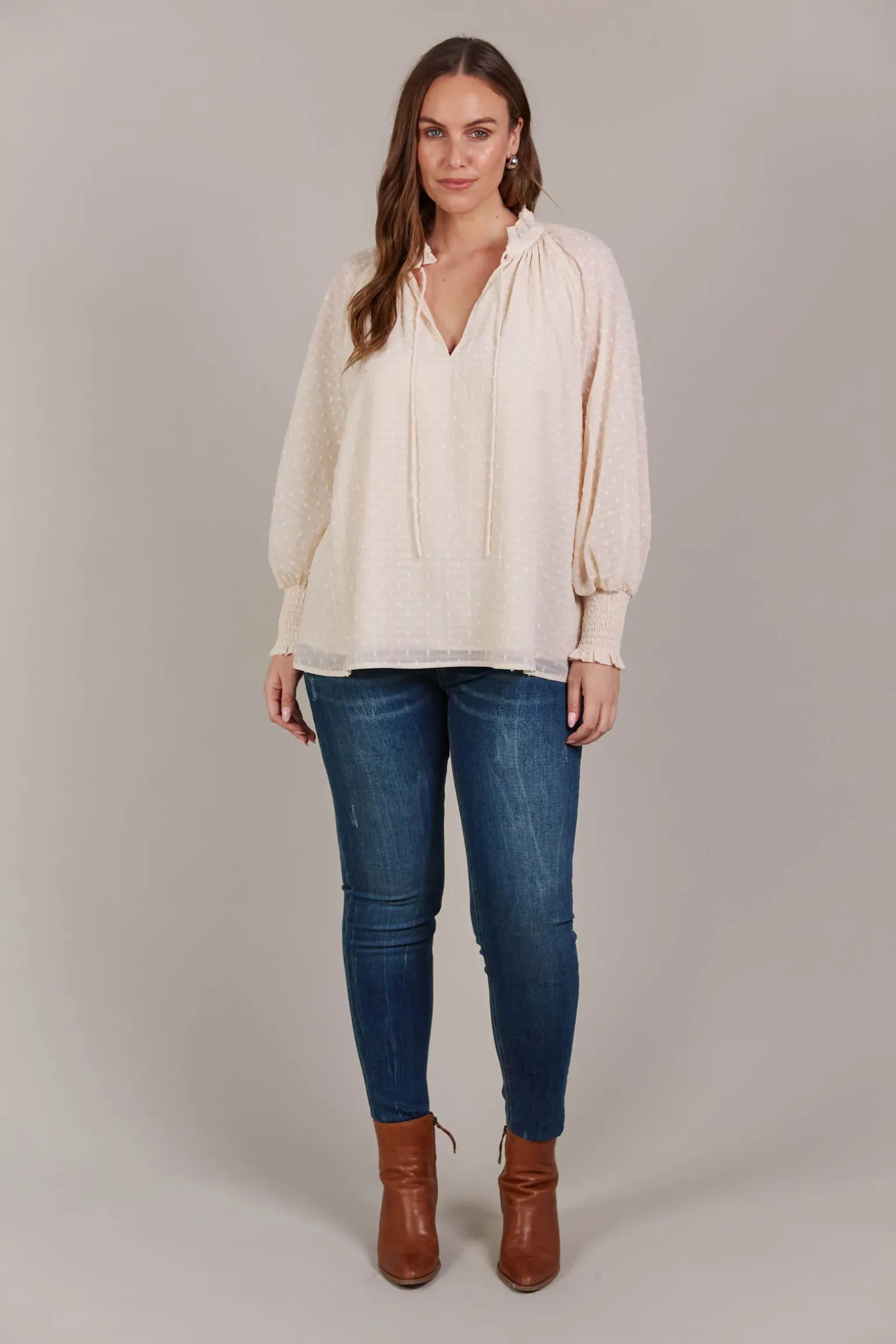 Ayana Blouse - Ecru