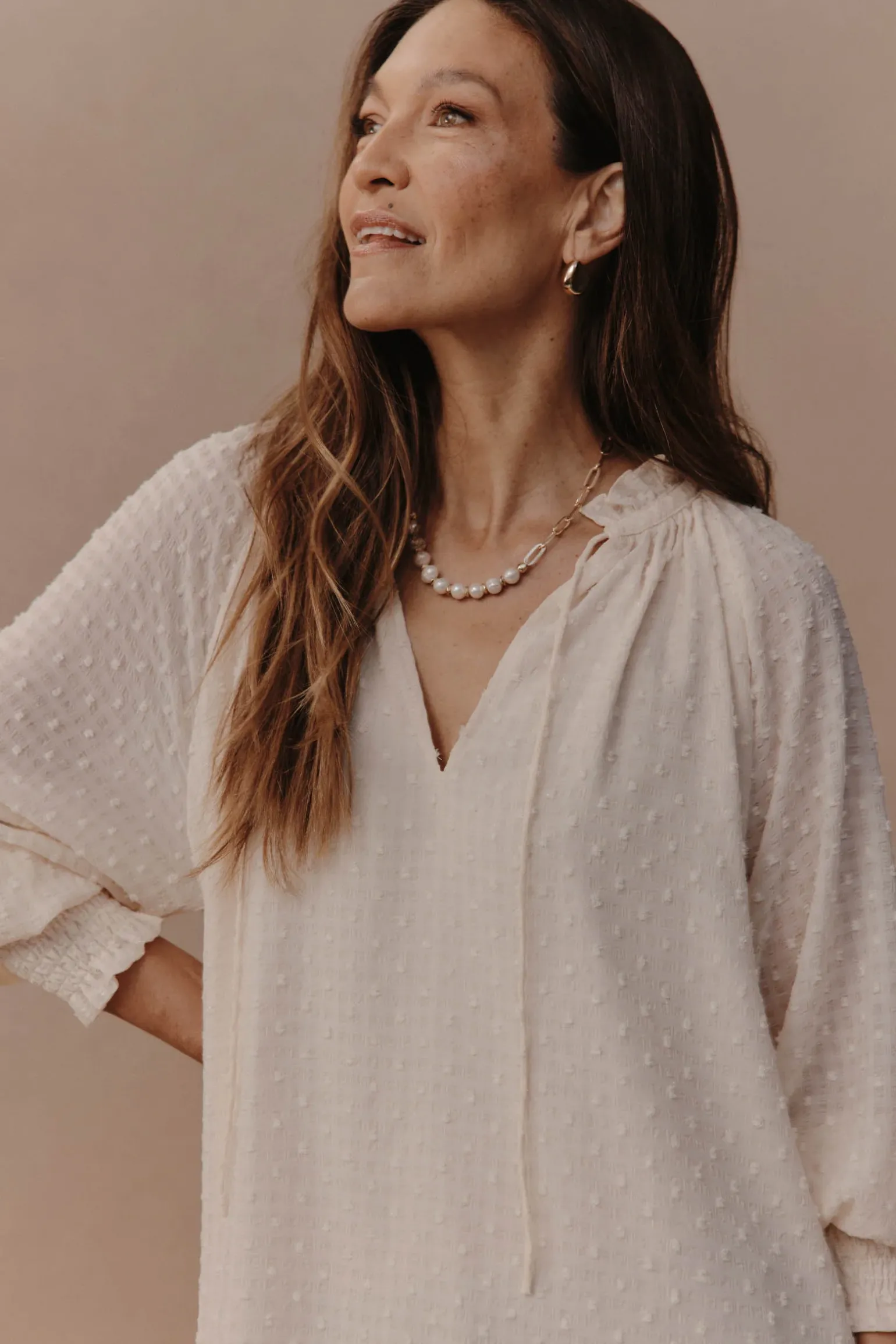 Ayana Blouse - Ecru