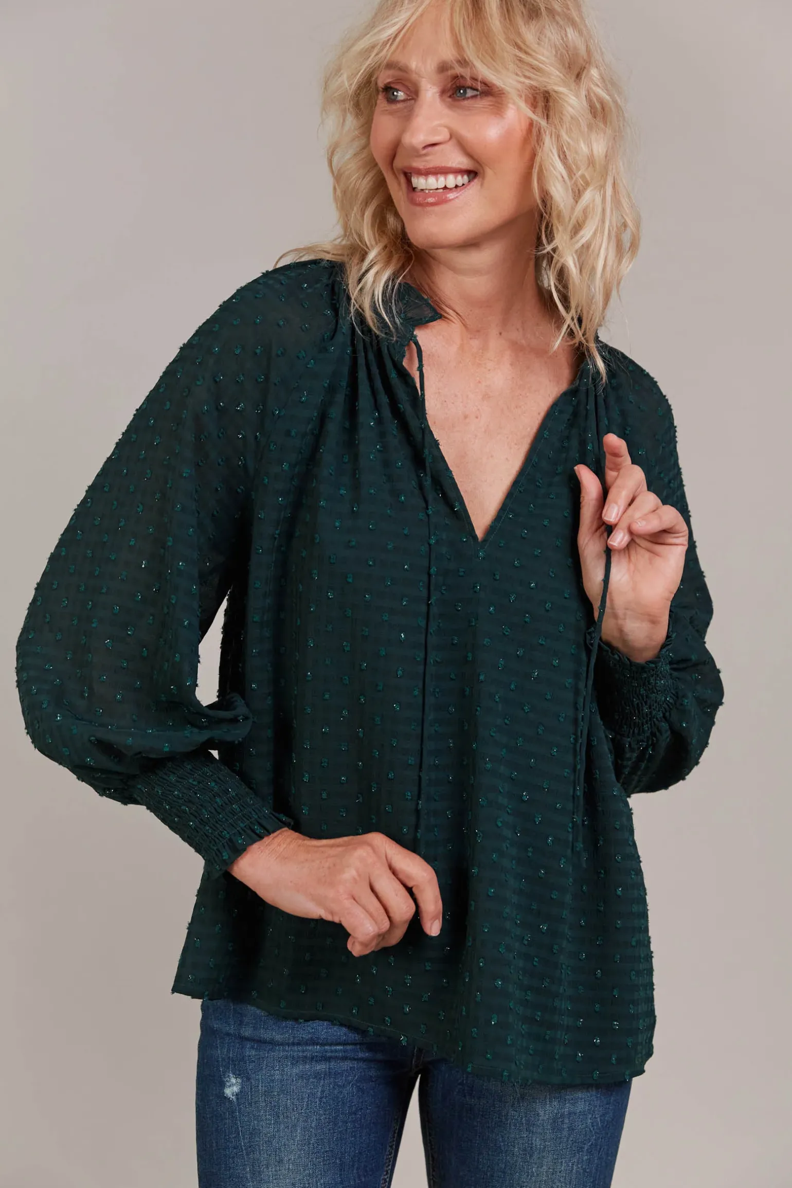 Ayana Blouse - Peacock