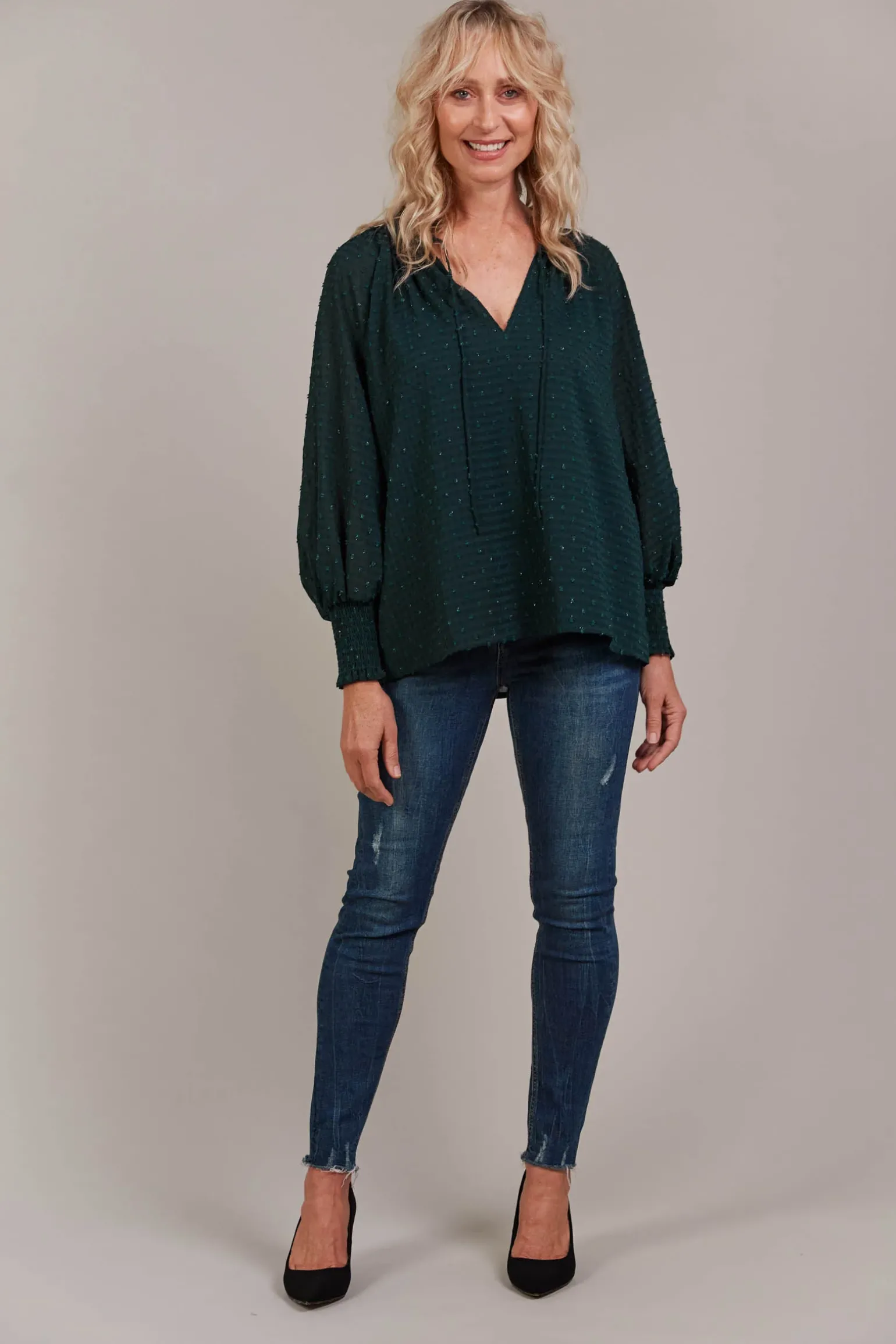 Ayana Blouse - Peacock