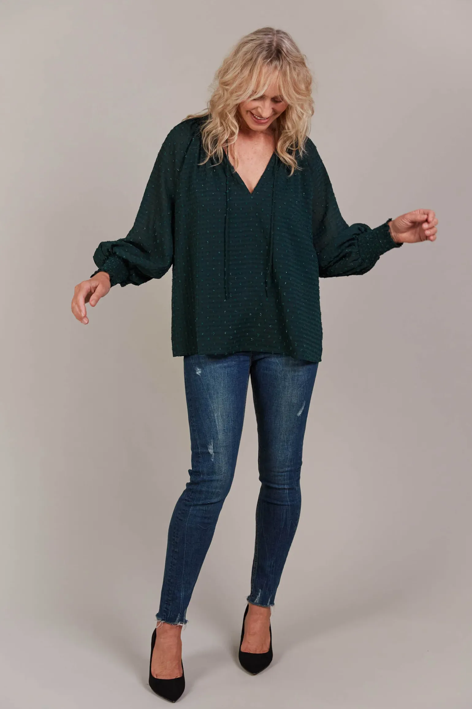 Ayana Blouse - Peacock
