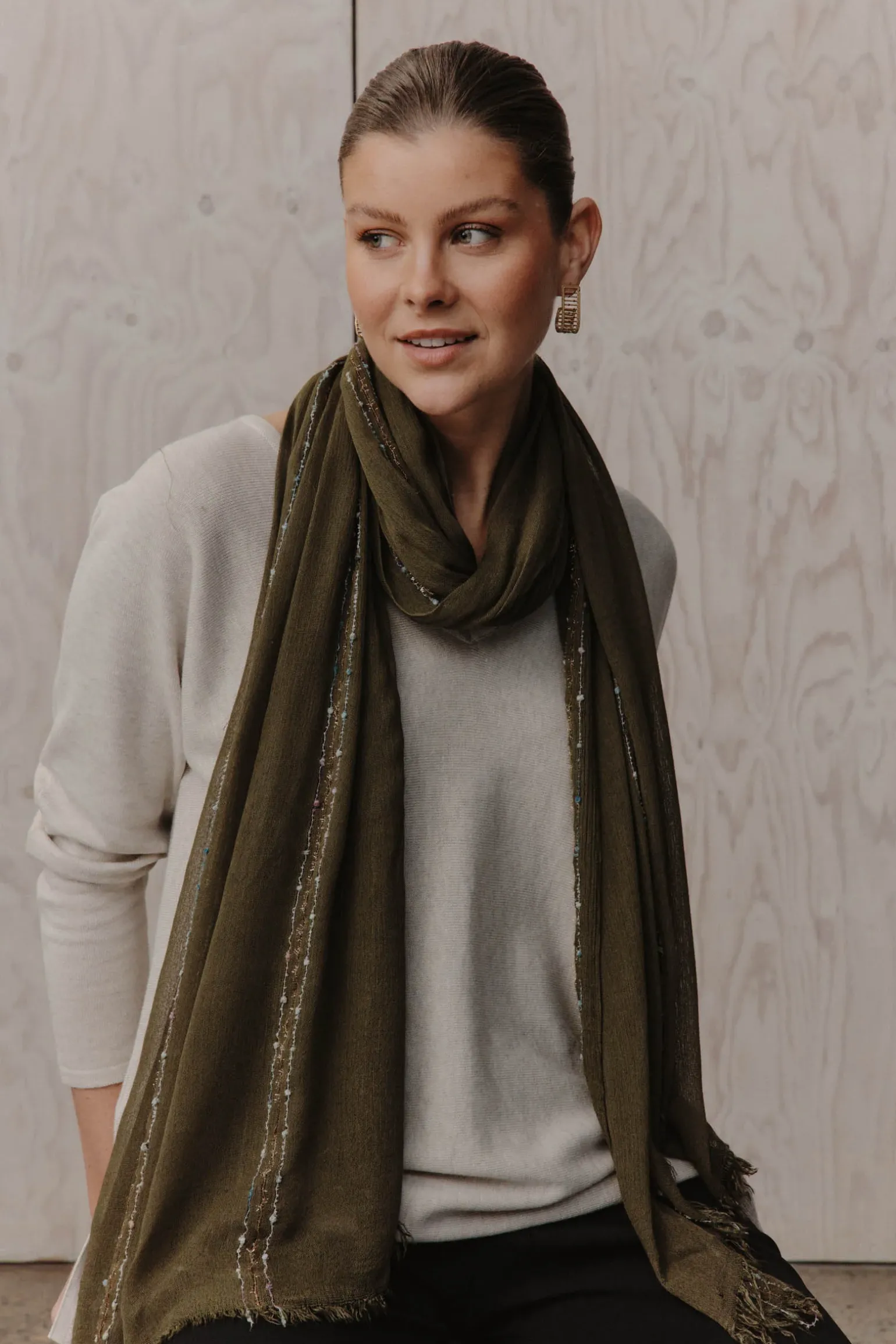 Ayana Scarf - Olive