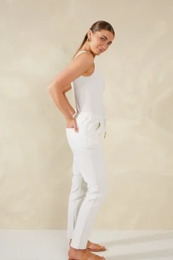 Dalton Denim Pant - White