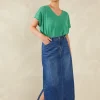 Dalton Denim Skirt - Indigo
