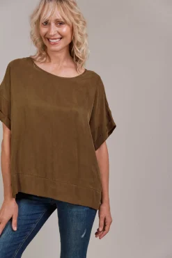 Eden Relaxed Top - Tobacco