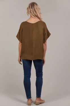 Eden Relaxed Top - Tobacco