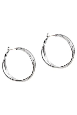 Eden Silver Hoop Earring - Multi