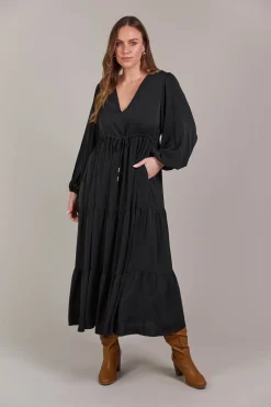 Elsie Maxi Dress - Black