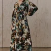 Elsie Maxi Dress - Botanical Tusk