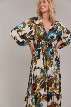 Elsie Maxi Dress - Botanical Tusk