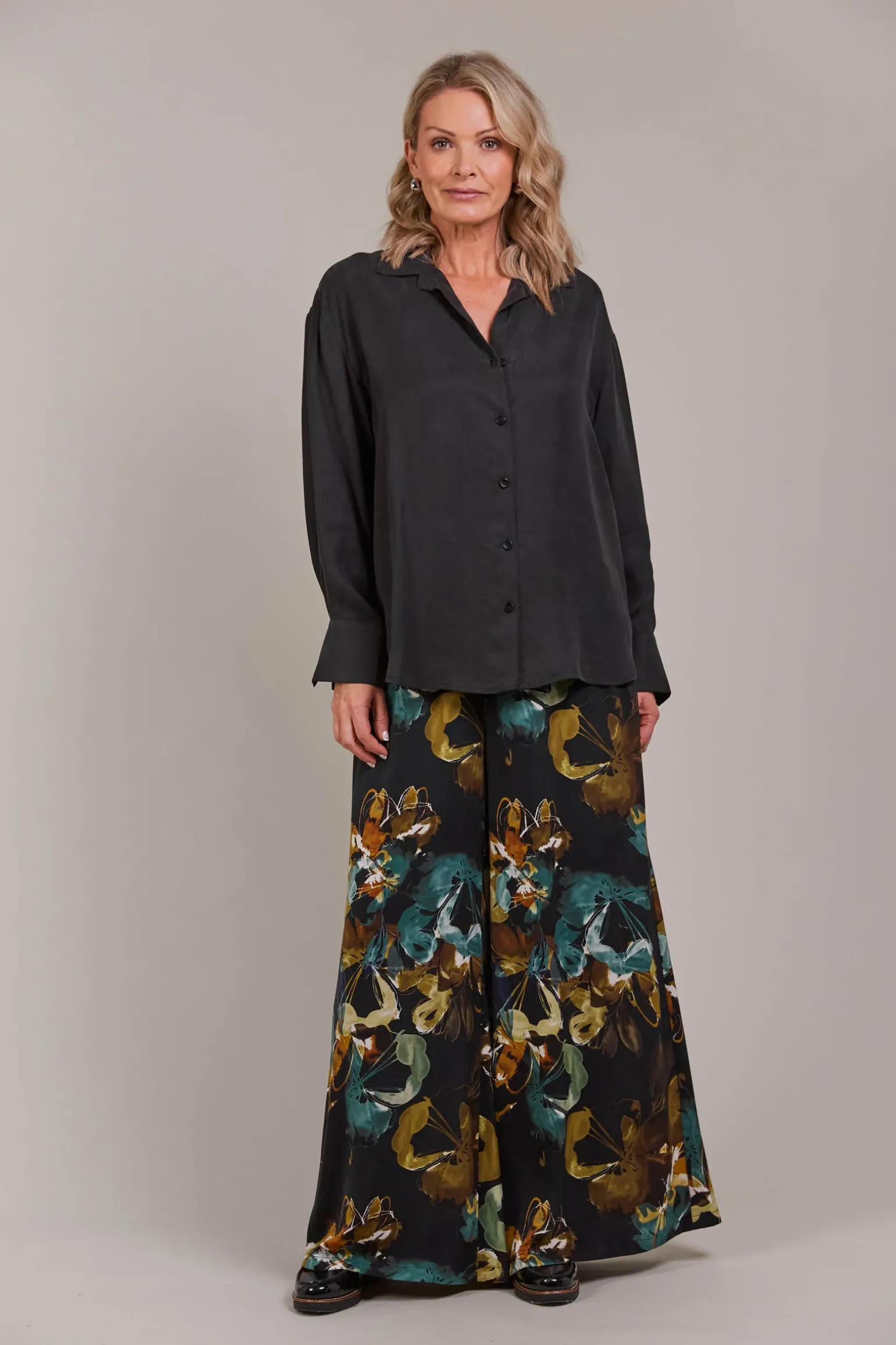 Elsie Pant - Botanical Black