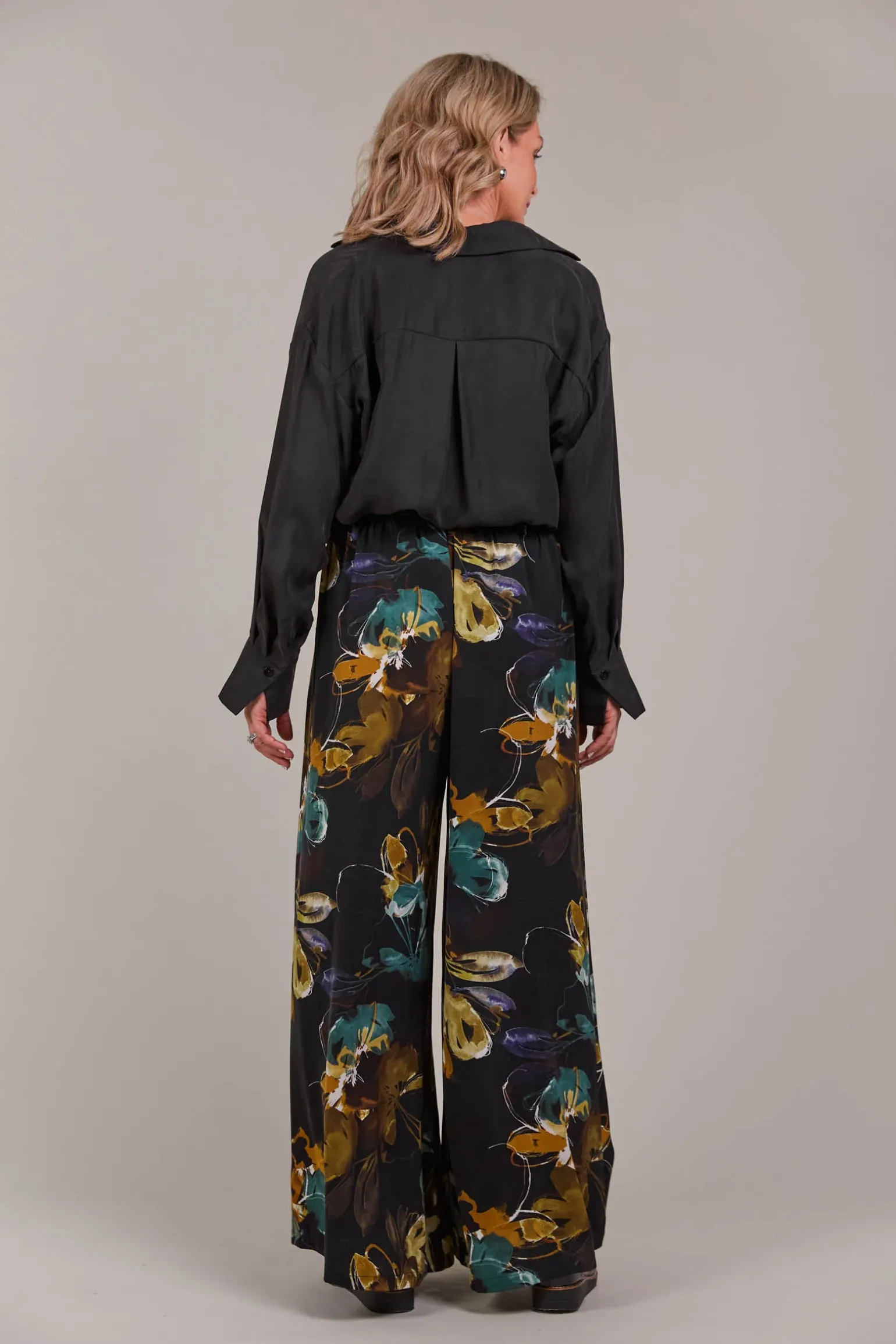 Elsie Pant - Botanical Black
