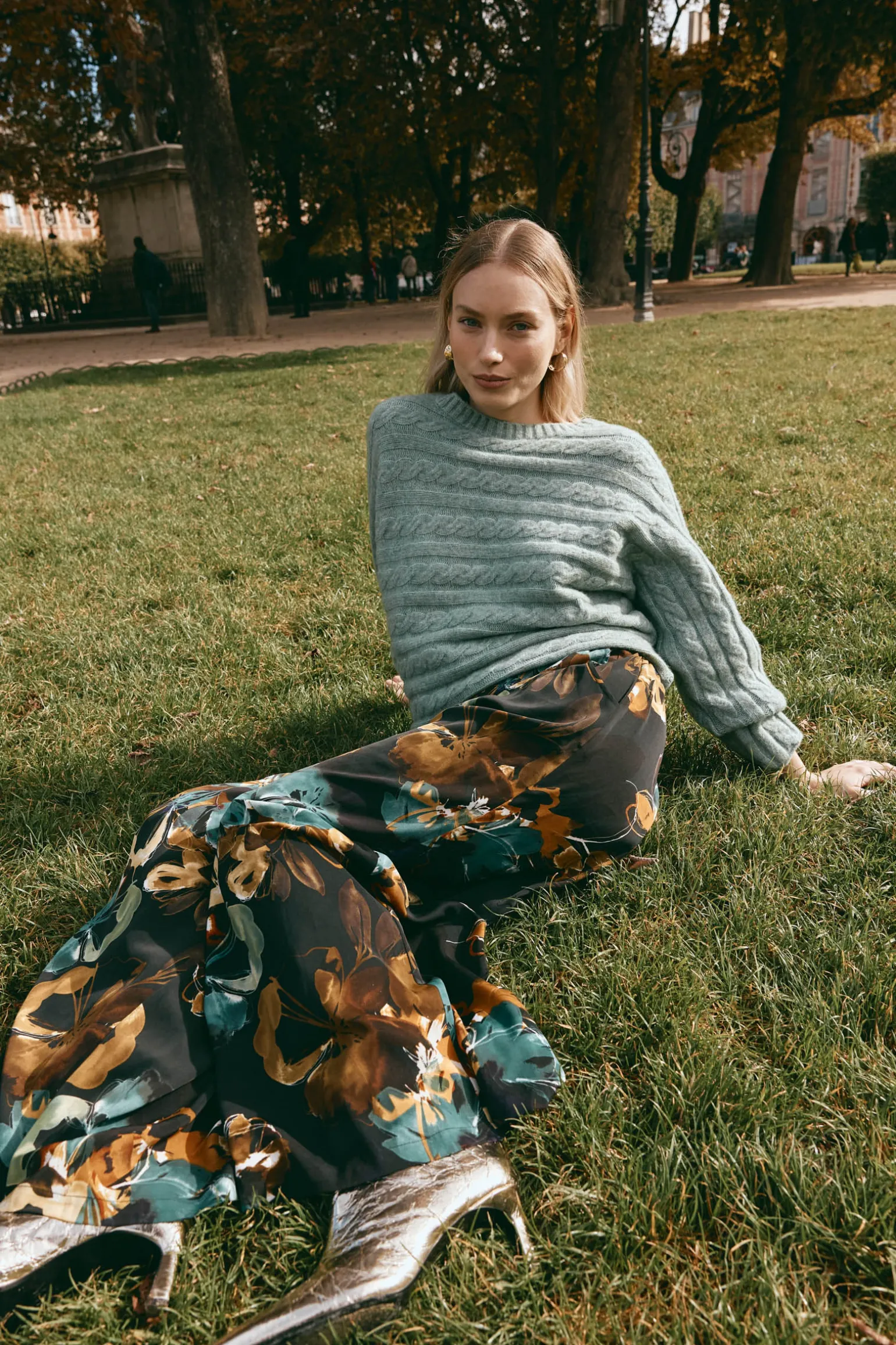 Elsie Pant - Botanical Black