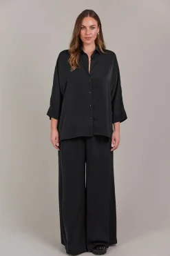 Elsie Relaxed Shirt - Black