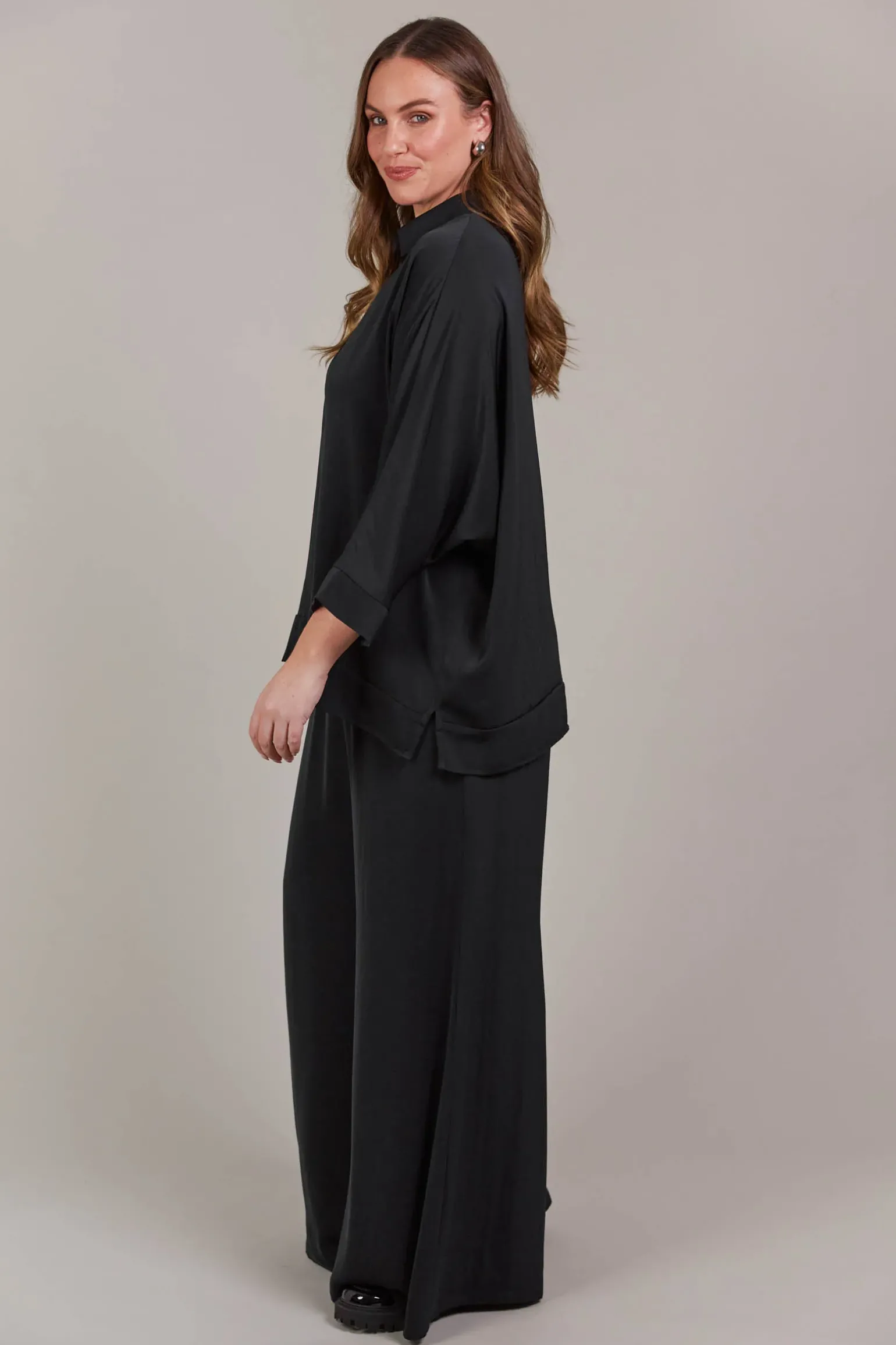 Elsie Relaxed Shirt - Black