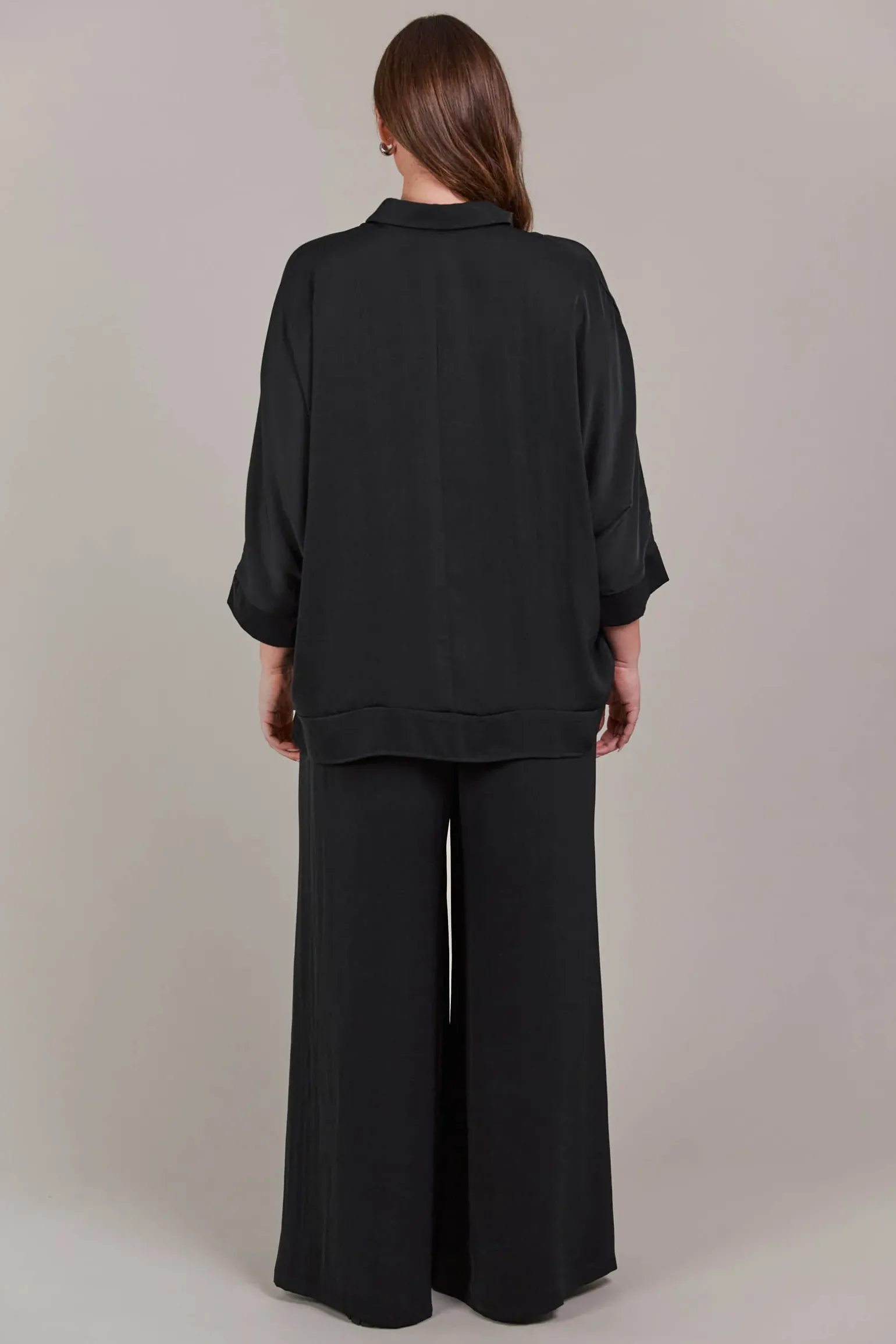 Elsie Relaxed Shirt - Black