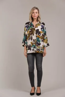 Elsie Relaxed Shirt - Botanical Tusk