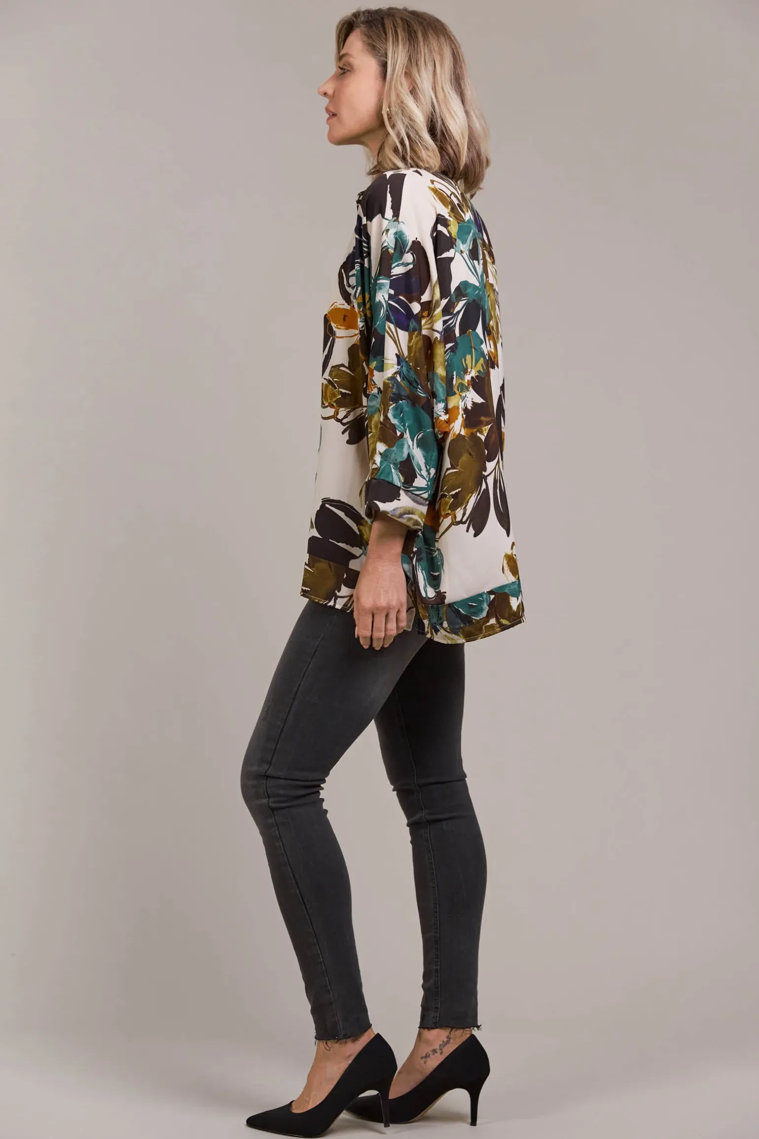 Elsie Relaxed Shirt - Botanical Tusk