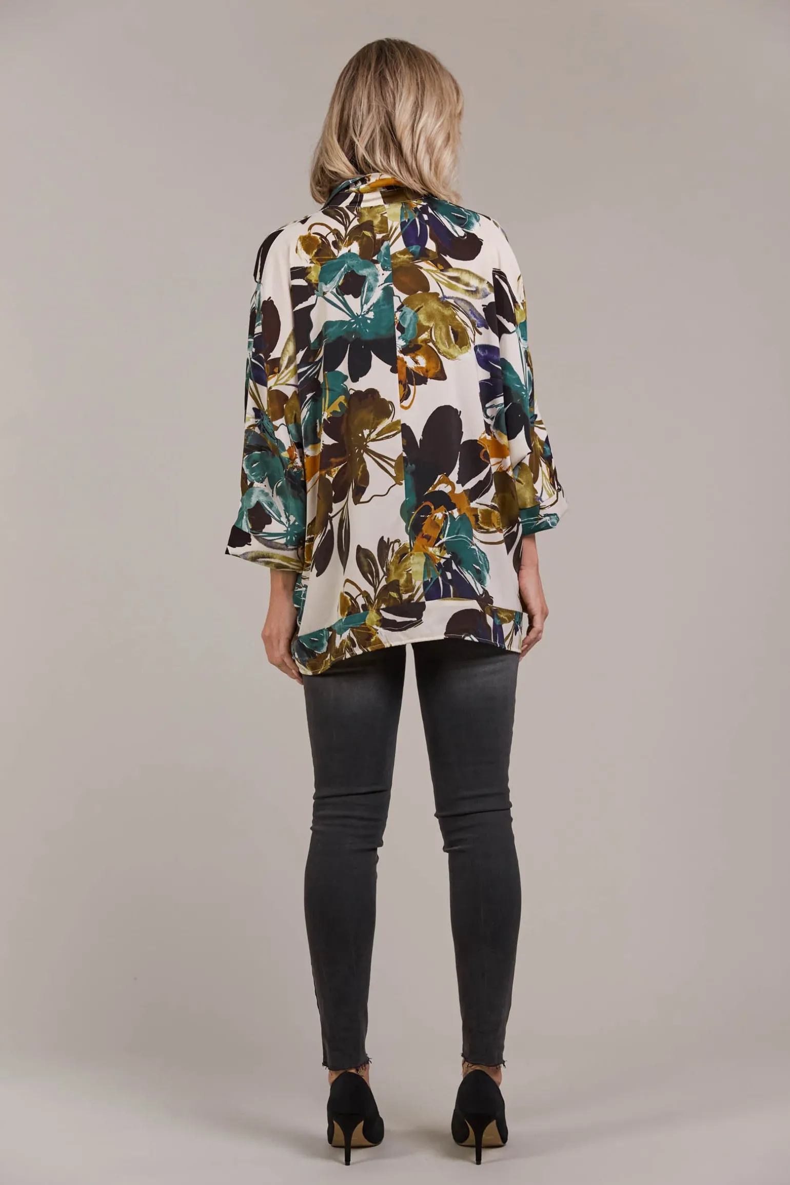 Elsie Relaxed Shirt - Botanical Tusk