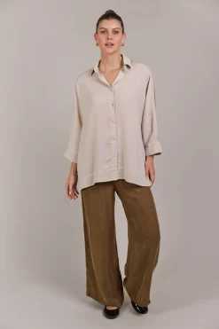 Elsie Relaxed Shirt - Ecru