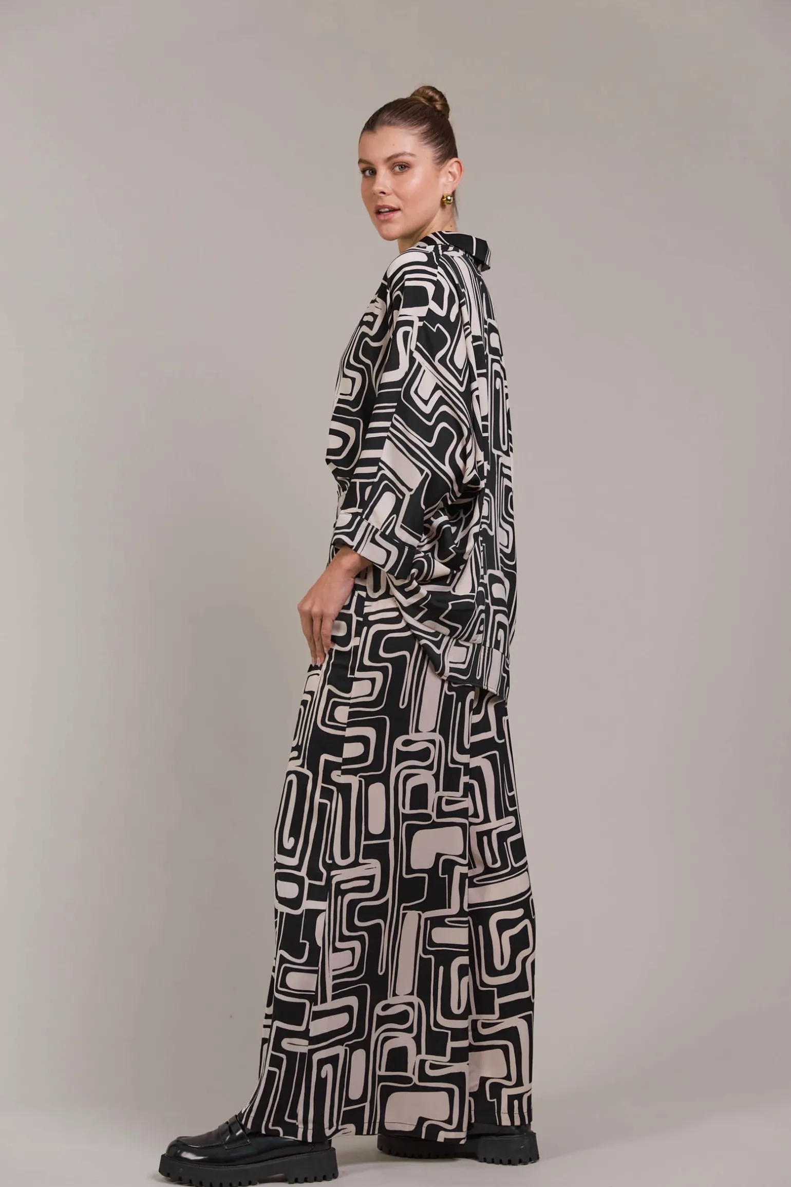 Elsie Relaxed Shirt - Geo