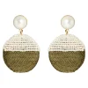 Elsie Round Earring - Chartreuse