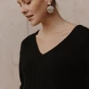 Elsie Round Earring - Ecru