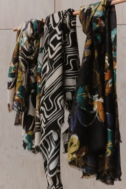 Elsie Scarf - Botanical Black
