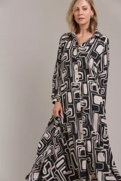 Elsie Shirt Dress - Geo