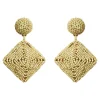 Elsie Square Earring - Chartreuse