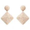Elsie Square Earring - Ecru