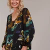 Elsie Top - Botanical Black