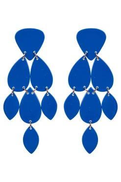 Elysian Drop Earring - Cobalt