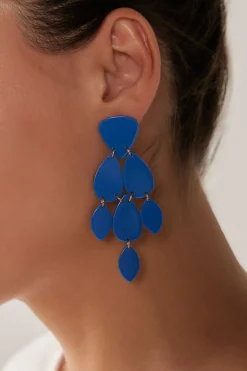 Elysian Drop Earring - Cobalt