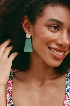 Elysian Sparkle Earring - Emerald